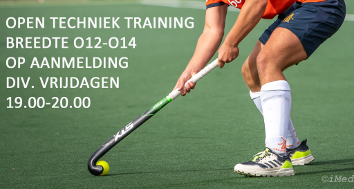 Open techniektraining voor O12 & O14 breedte spelers Nieuws
