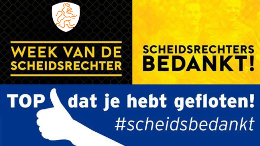5 en 6 oktober: Week(end) van de scheidsrechter Nieuws